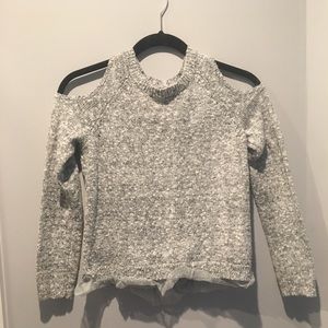 Abercrombie Kids Girls Cold Shoulder Sweater